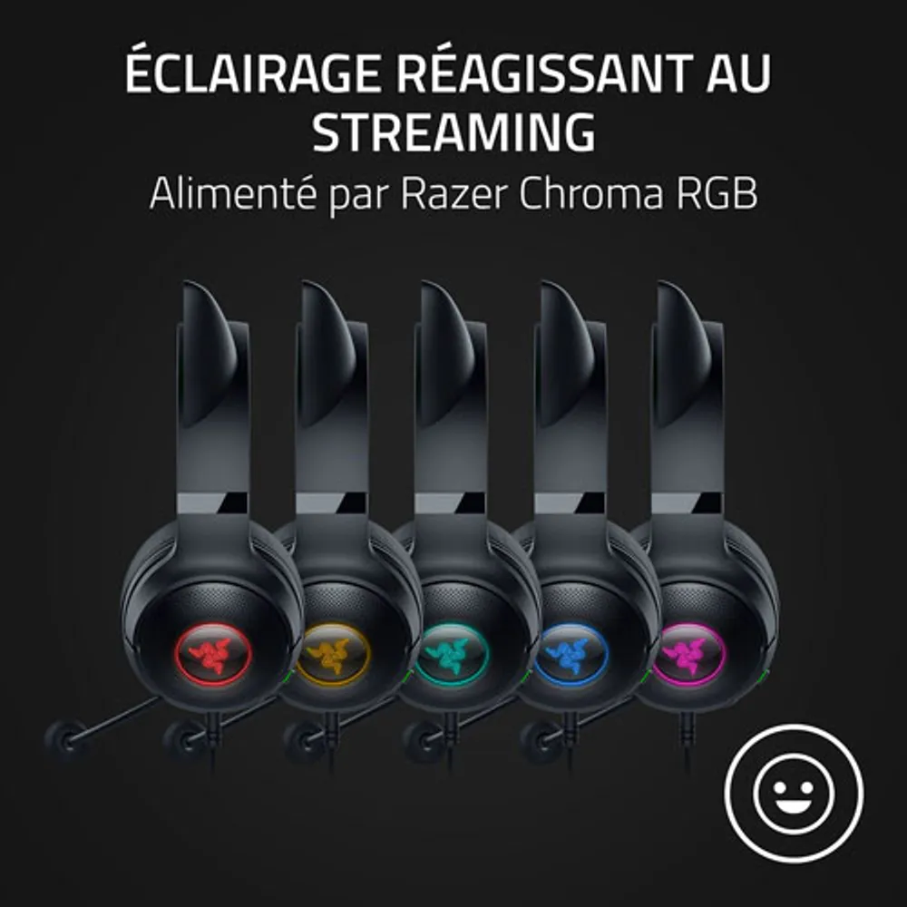 Razer Kraken Kitty V2 Over Ear Gaming Headset Black Coquitlam