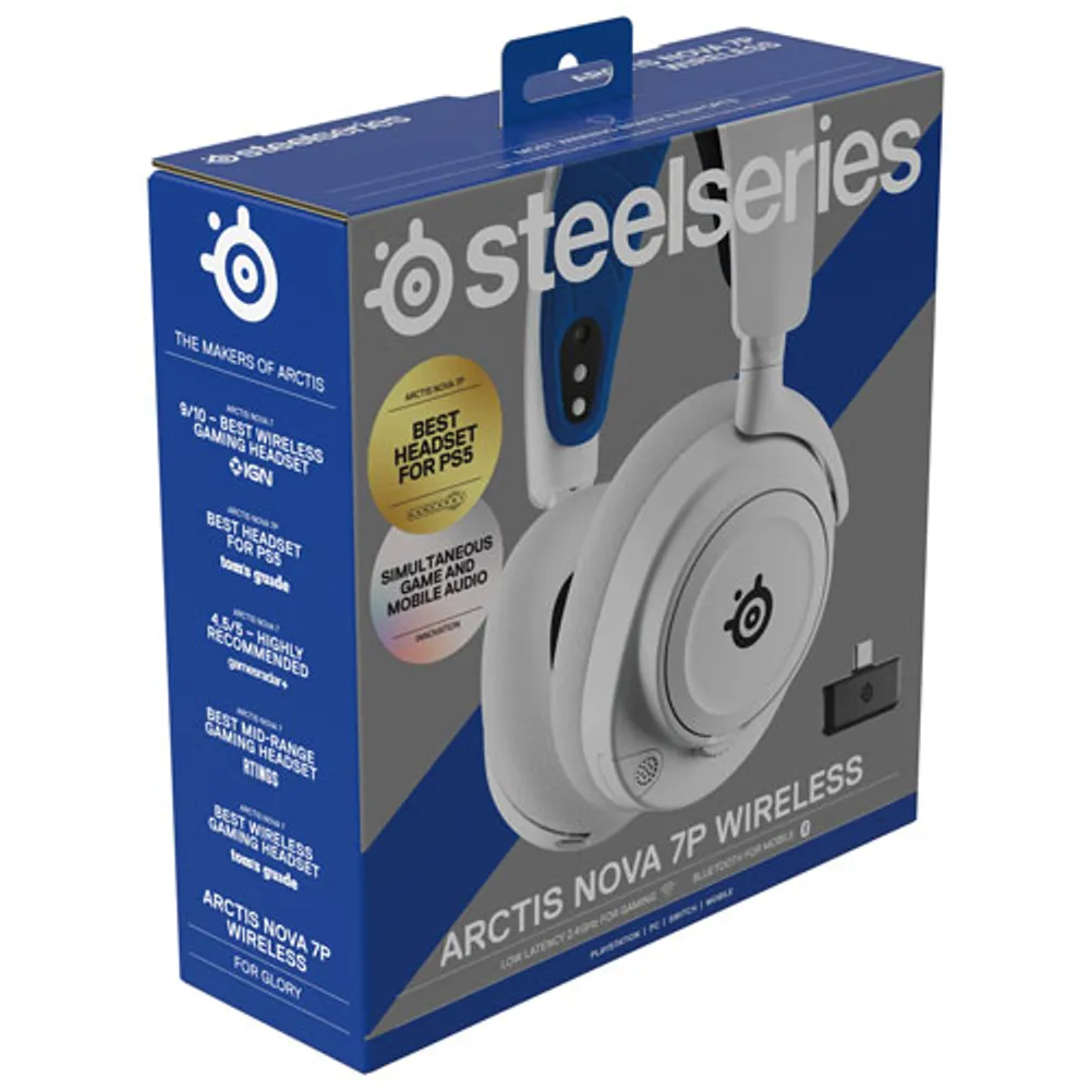 Steelseries Arctis Nova 7P Wireless Gaming Headset - White