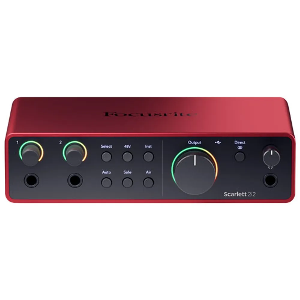 Focusrite Scarlett-2i2 4th Gen USB Audio Interface (SCARLETT-2I2