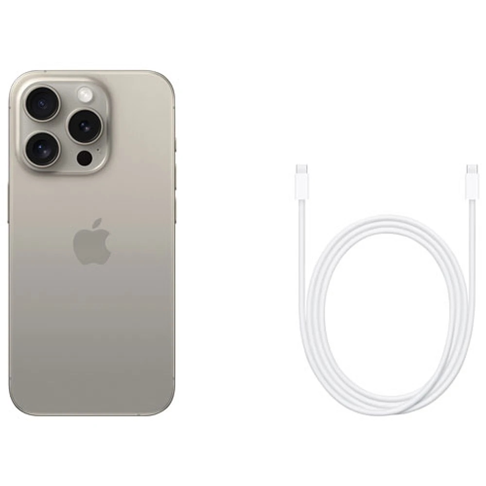 Apple iPhone 15 Pro 256GB - Natural Titanium - Unlocked Apple iPhone 15 Pro 256GB - Natural Titanium - Unlocked