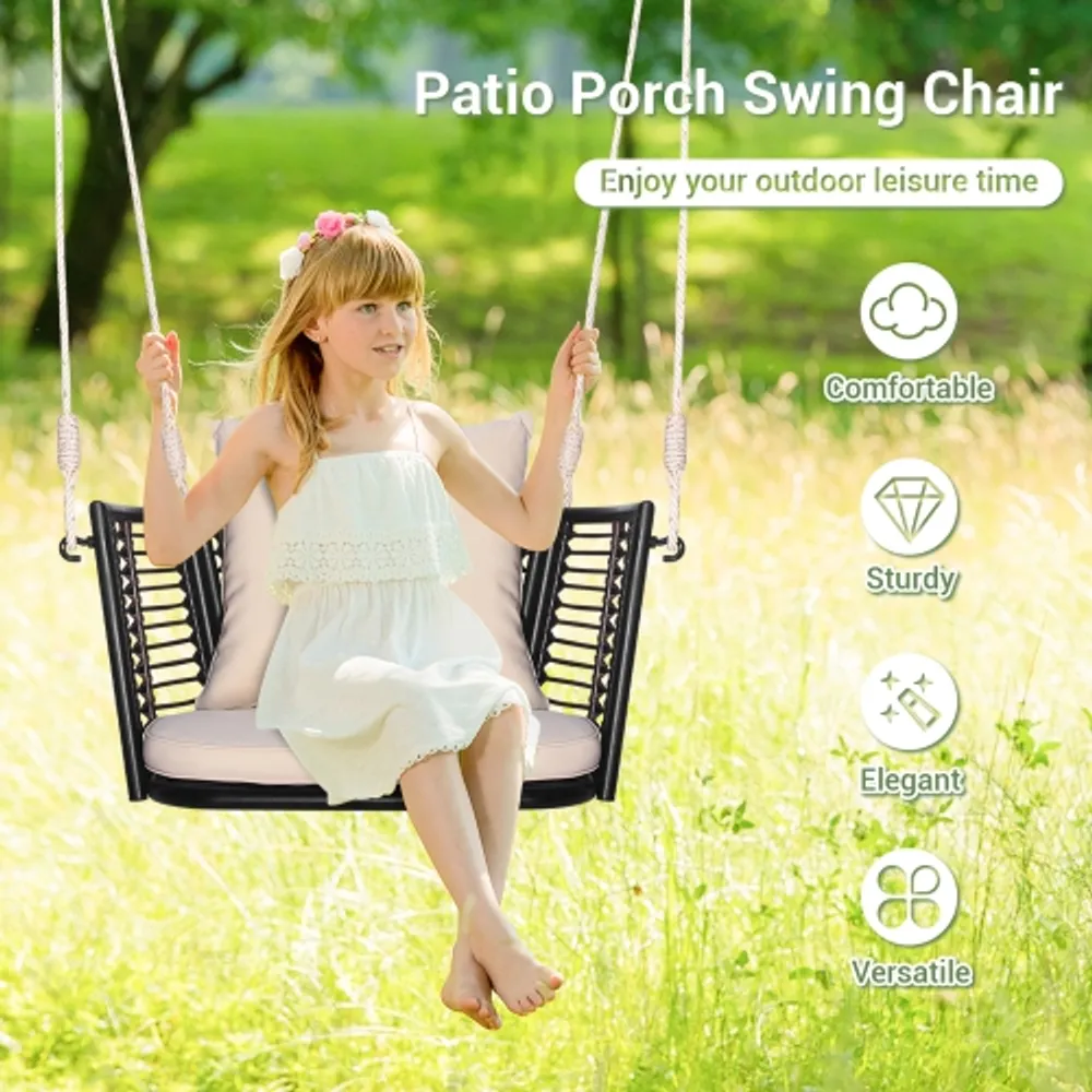 Single hanging porch cheap swing