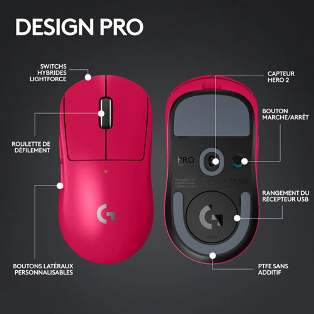 Logitech G PRO X Superlight 2 32000 DPI Wireless HERO 2 Sensor