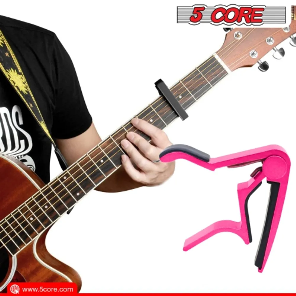 Pink guitar capo shop