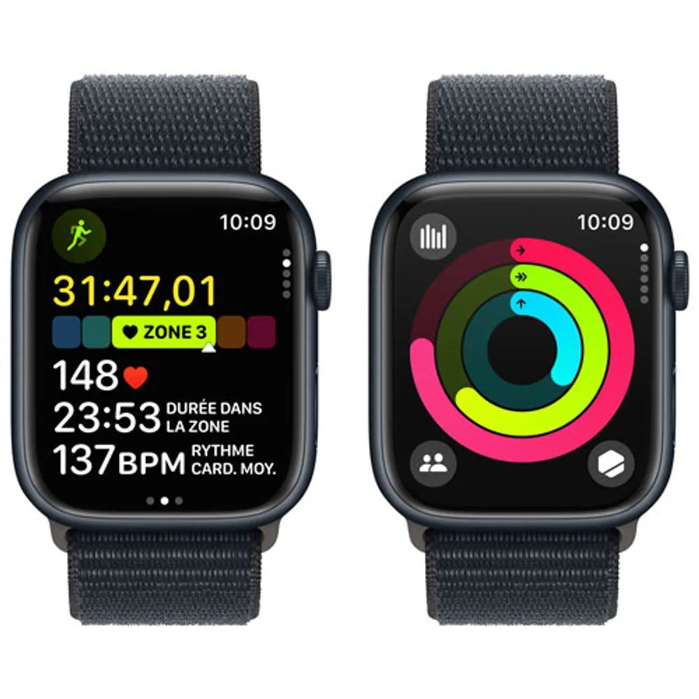 Apple watch 4 space grey aluminium case with black sport loop outlet