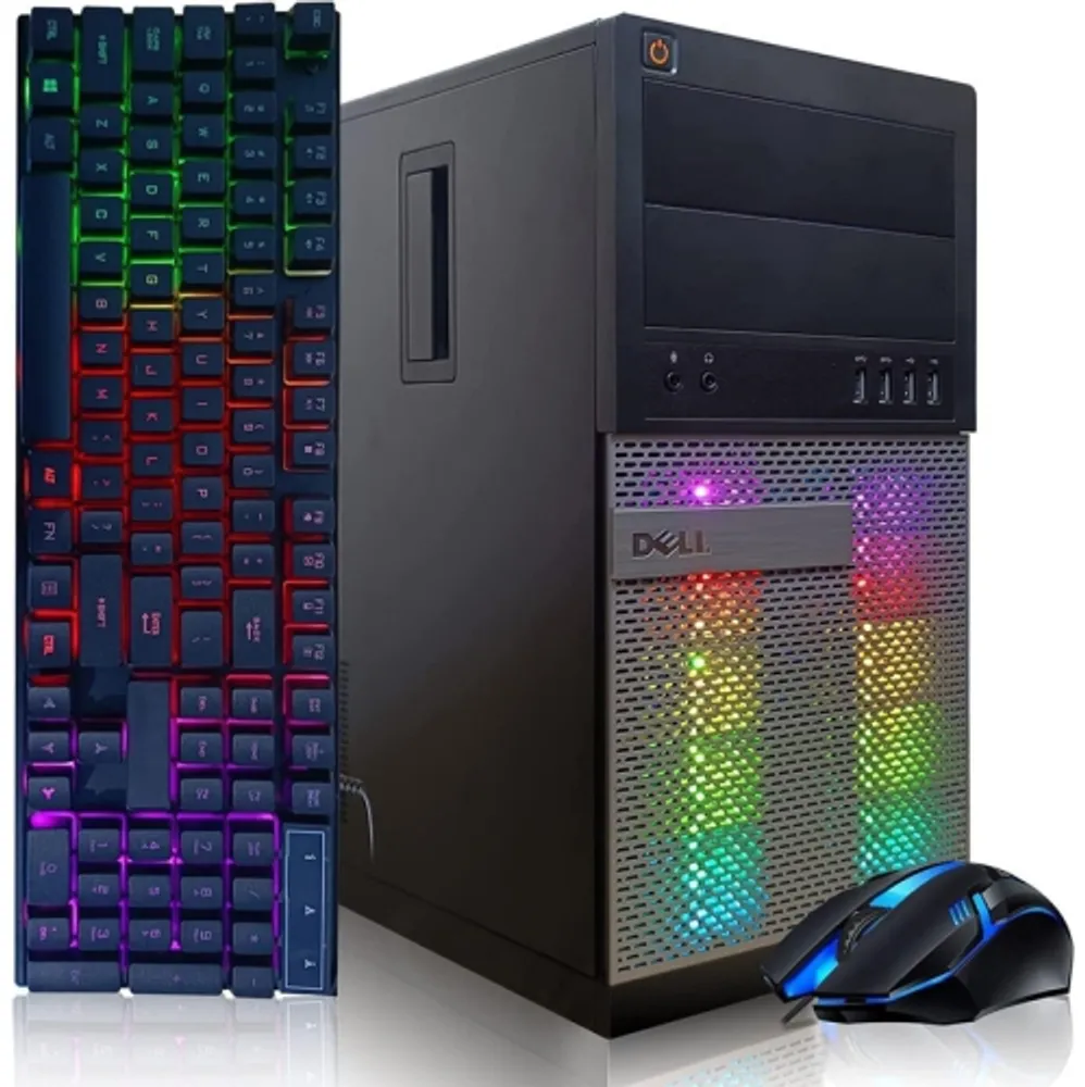 Dell RGB Gaming Desktop Computer, Intel Quad Core I7 up to 3.8GHz