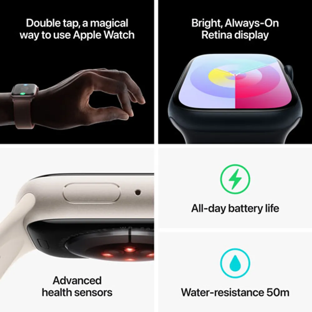 APPLE Rogers Apple Watch Series 9 GPS Cellular 45mm Pink