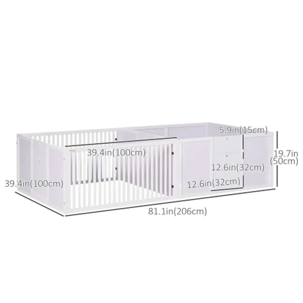 PawHut Whelping Box for Dogs 20