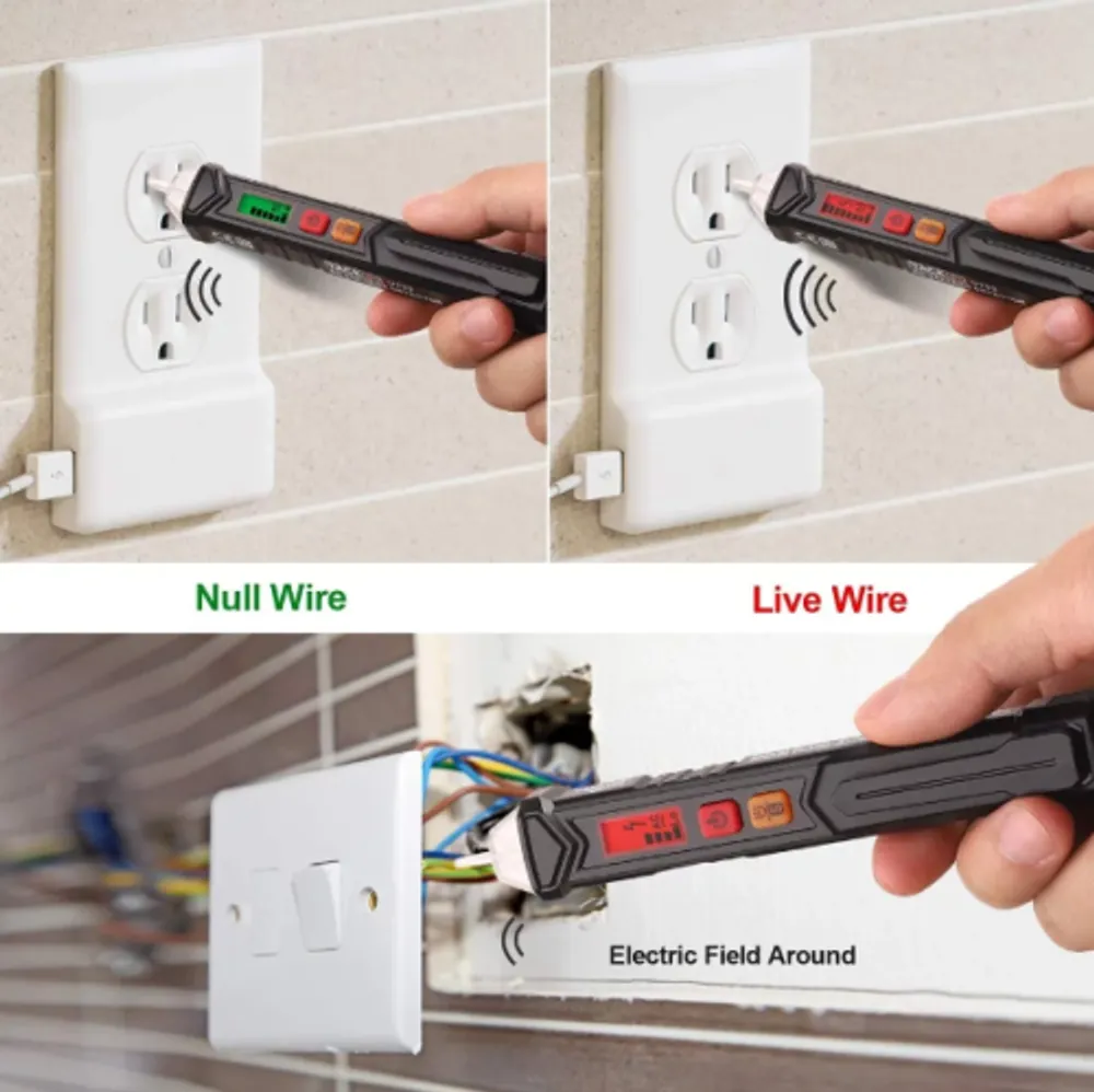 TACKLIFE VT02 Lasers Levels Non Contact AC Voltage Tester