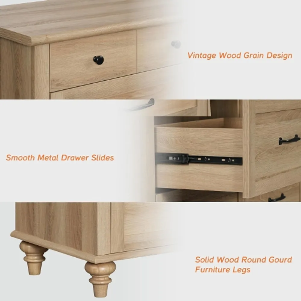 Solid wood outlet kids dresser