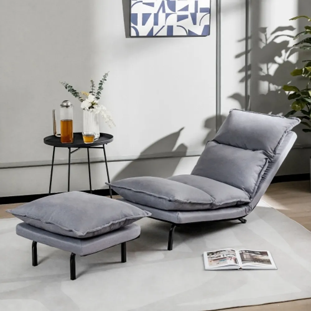 Modern armless accent best sale chair