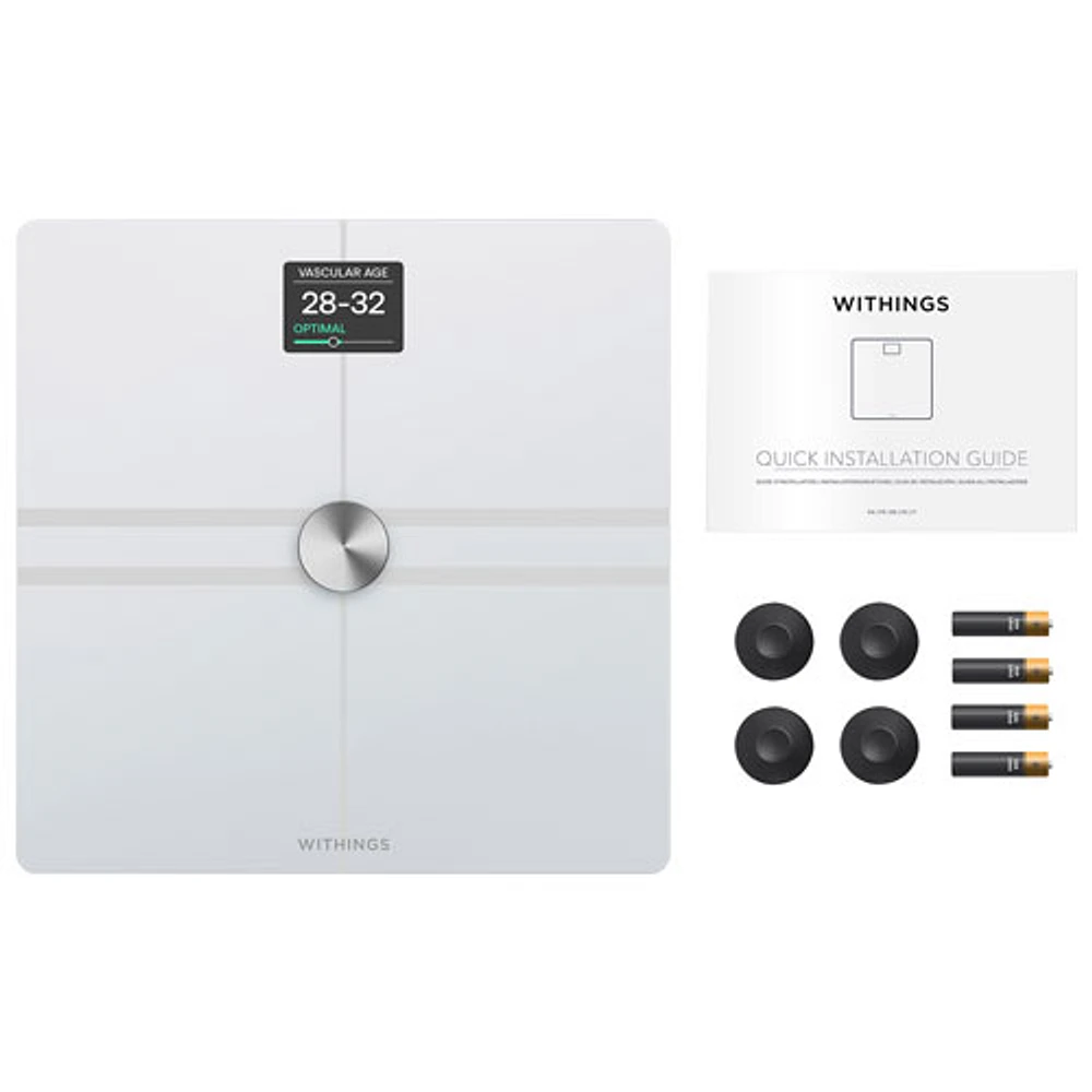 Withings | スマート体重計 Wi-Fi/Bluetooth対応 Wireless Scale (WS