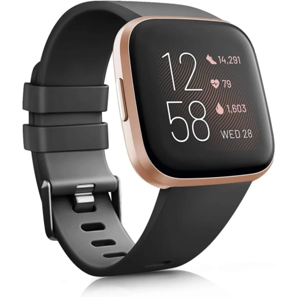 Fitbit versa bands black sale