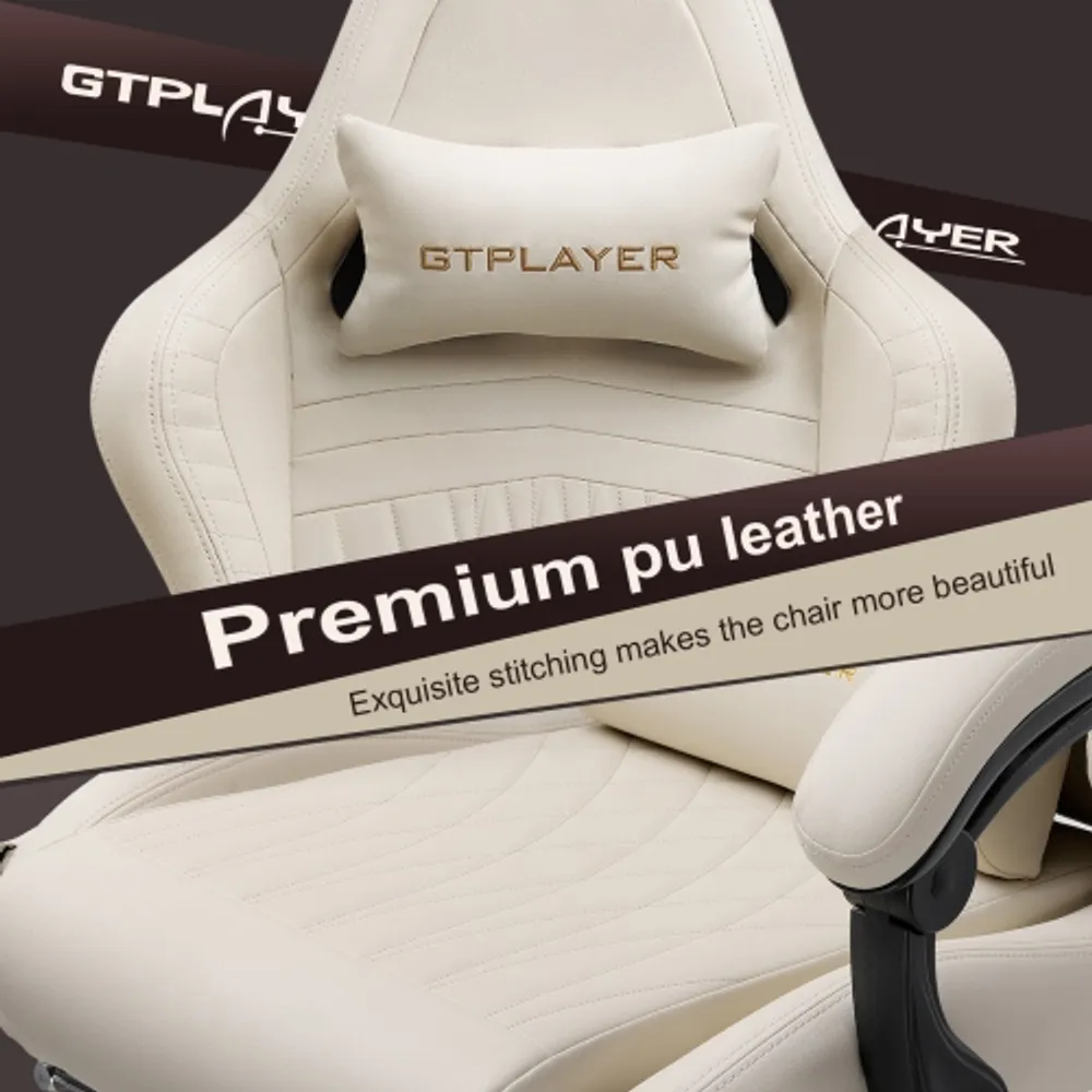 GTRACING GTPLAYER PRO Gaming Chair with Footrest Dual Bluetooth