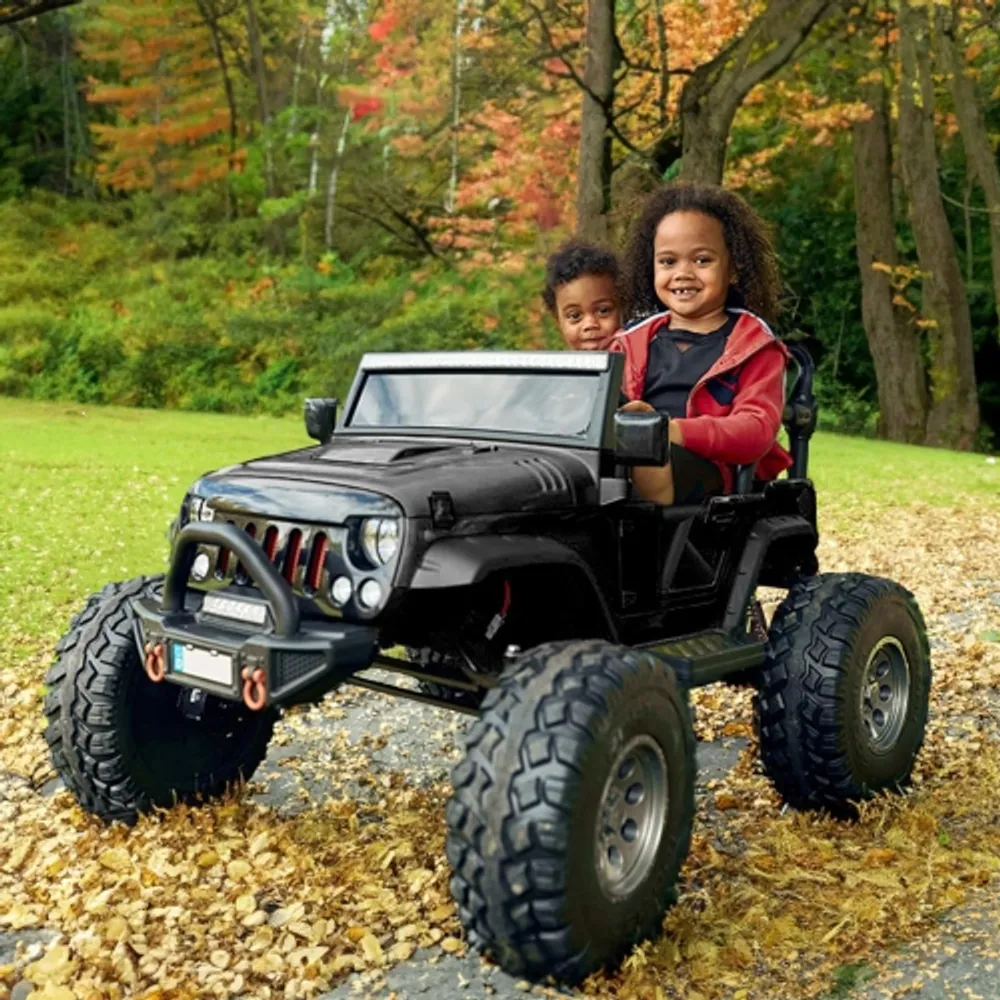 VOLTZ TOYS 2 Seater Ride on Car 24V Lifted Monster Jeep Electric