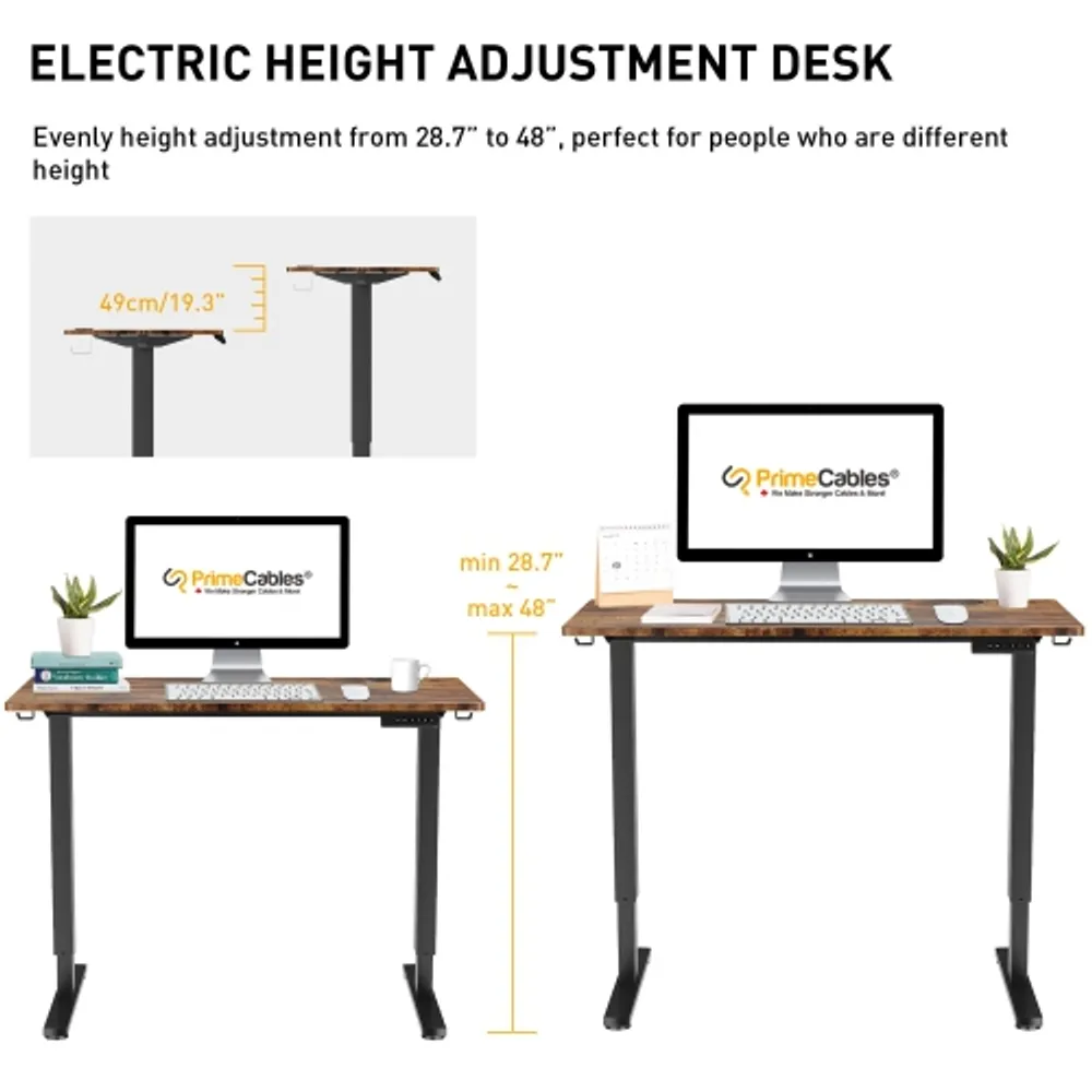 Primecables standing shop desk