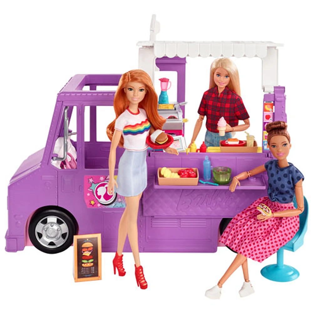 Barbie food van best sale