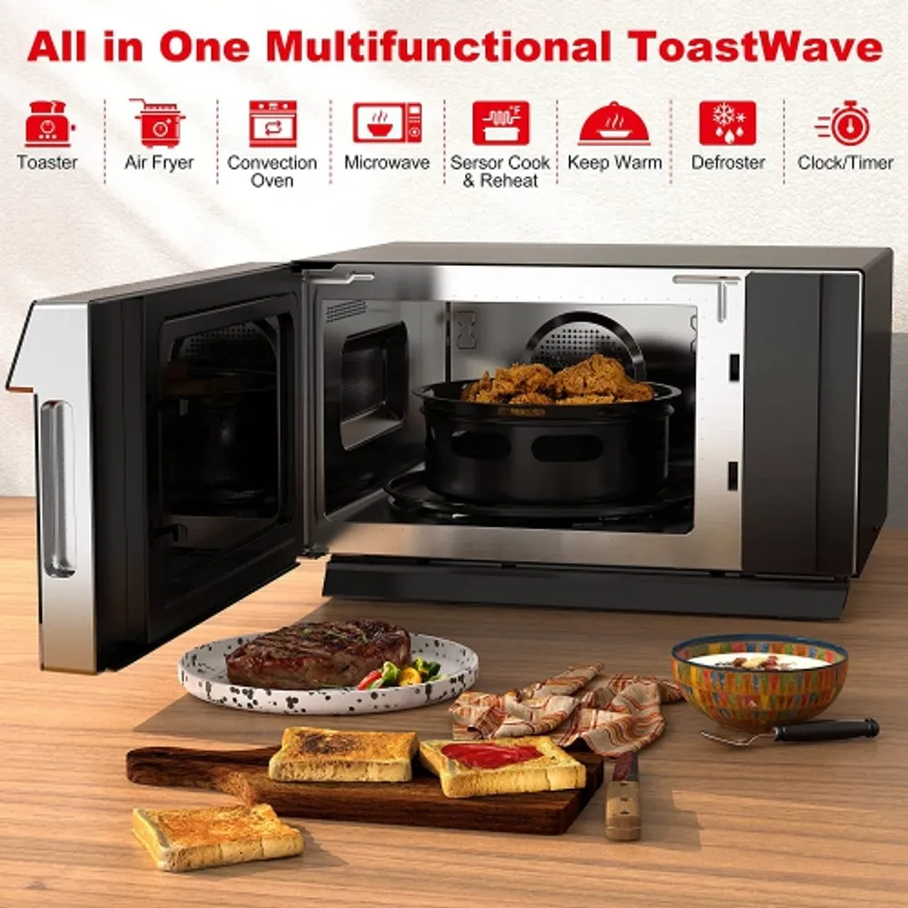 GALANZ Refurbished Excellent Galanz 1.2 Cu. Ft. 4 in 1 ToastWave