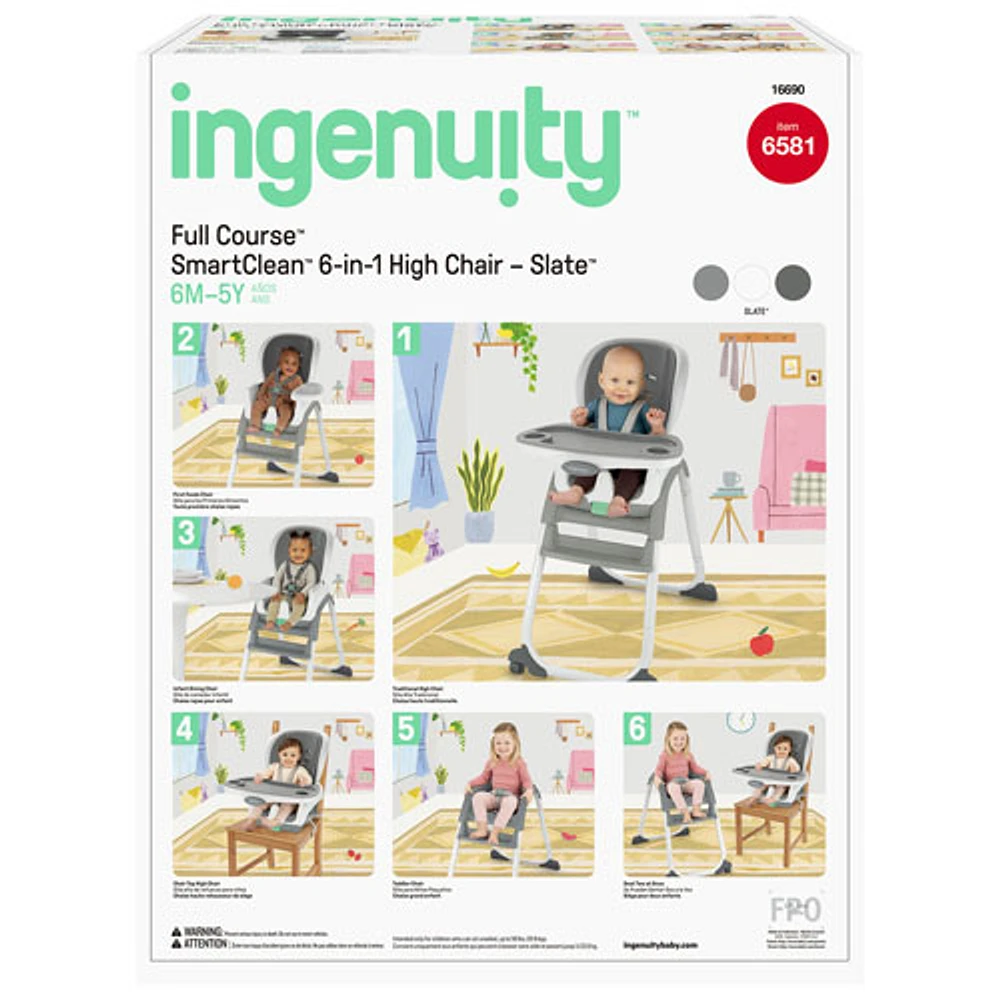 Ingenuity 2 in 1 high chair top