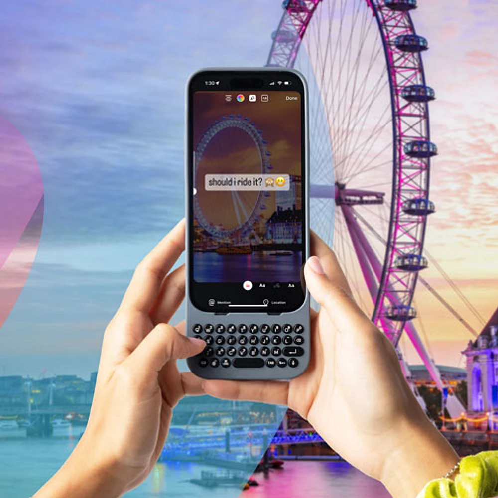 IT CLICKS Clicks Keyboard Case for iPhone 15 Pro Max
