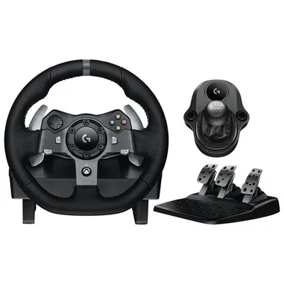 Logitech G920 Driving Force Racing Wheel with Shifter for Xbox/PC