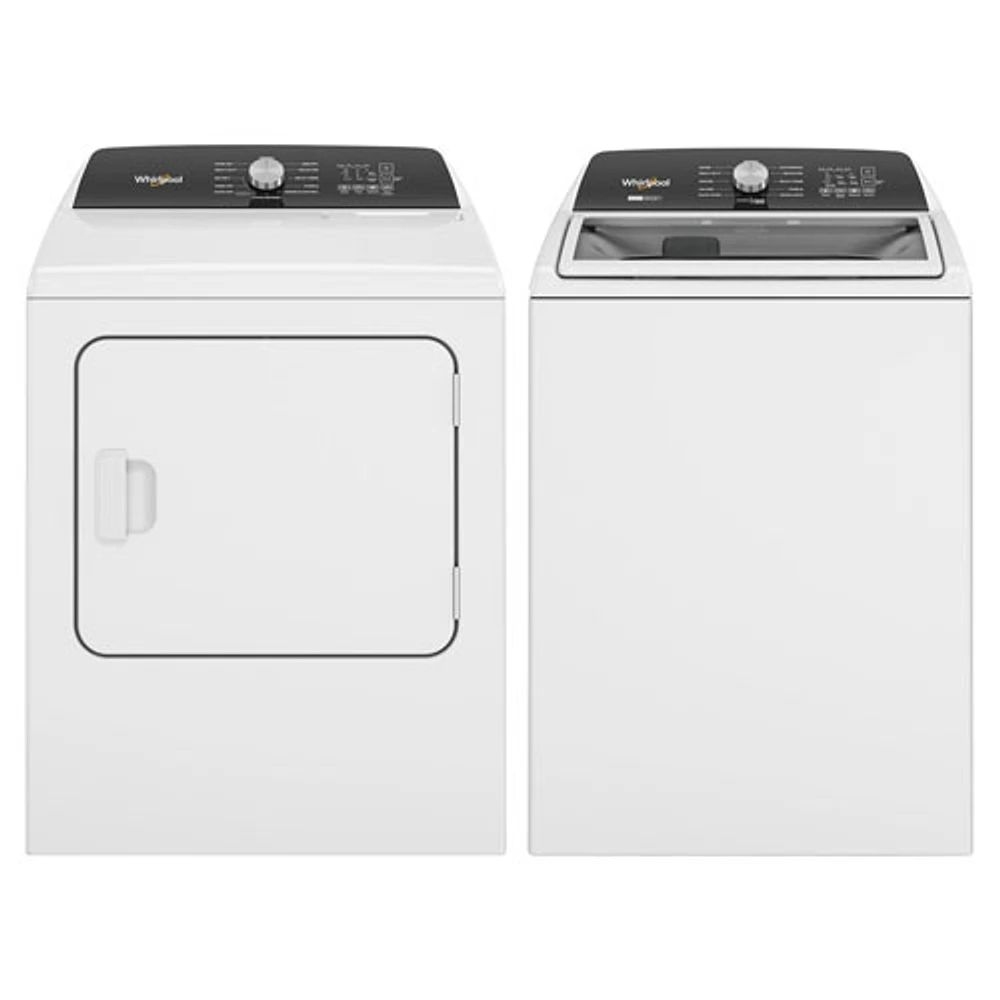 Whirlpool 5.4 cu. ft. High Efficiency Top Load Washer & 7.0 cu. ft