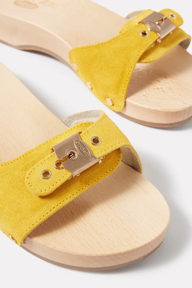 Dr scholl's yellow store sandals