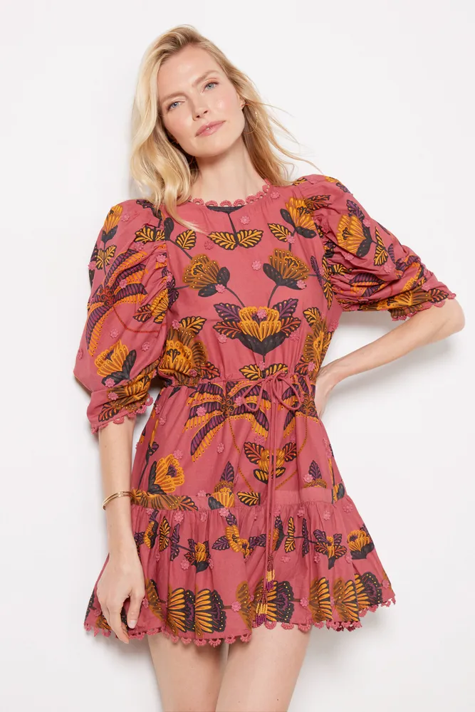 Short sleeve sales blush dress