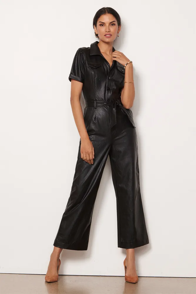 PAIGE Anessa Short Sleeve Jumpsuit The Summit at Fritz Farm