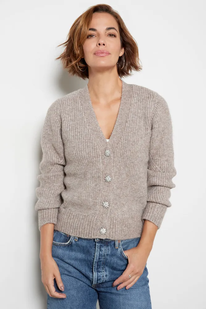 EVEREVE Celleste Jewel Button Cardigan The Summit at Fritz Farm