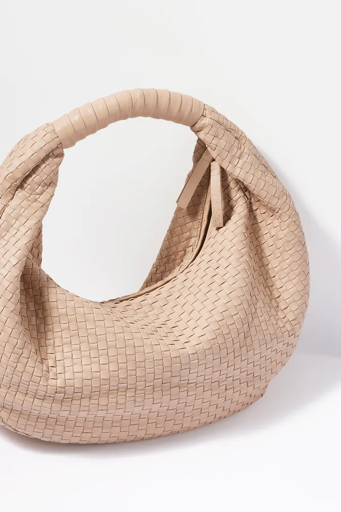 Woven hobo handbags sales