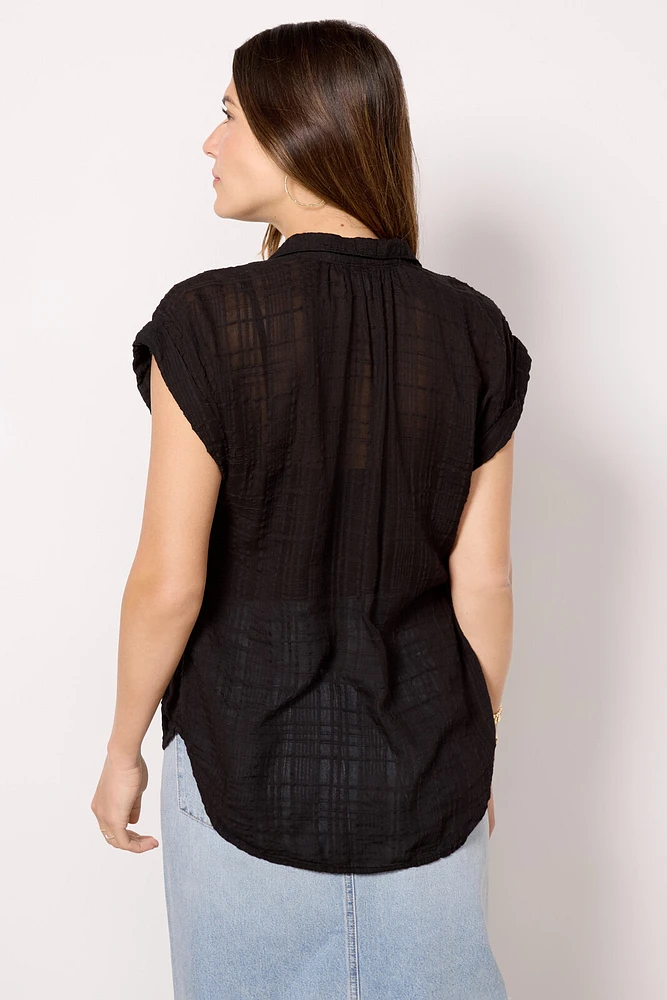 ショップレビュー ランキング STONE AND CLOTH Textured Summit The | Shirt Sheer トップス