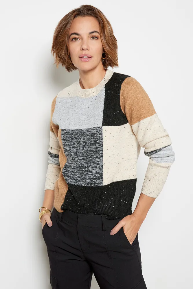 Colorblock jumper cheap