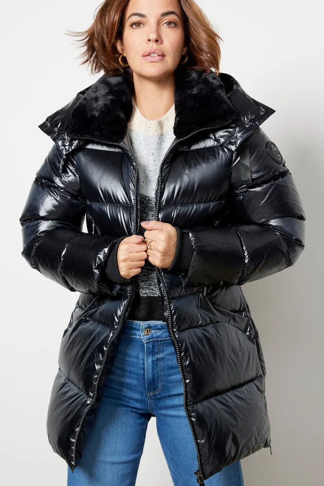 Th flex down padded coat sales