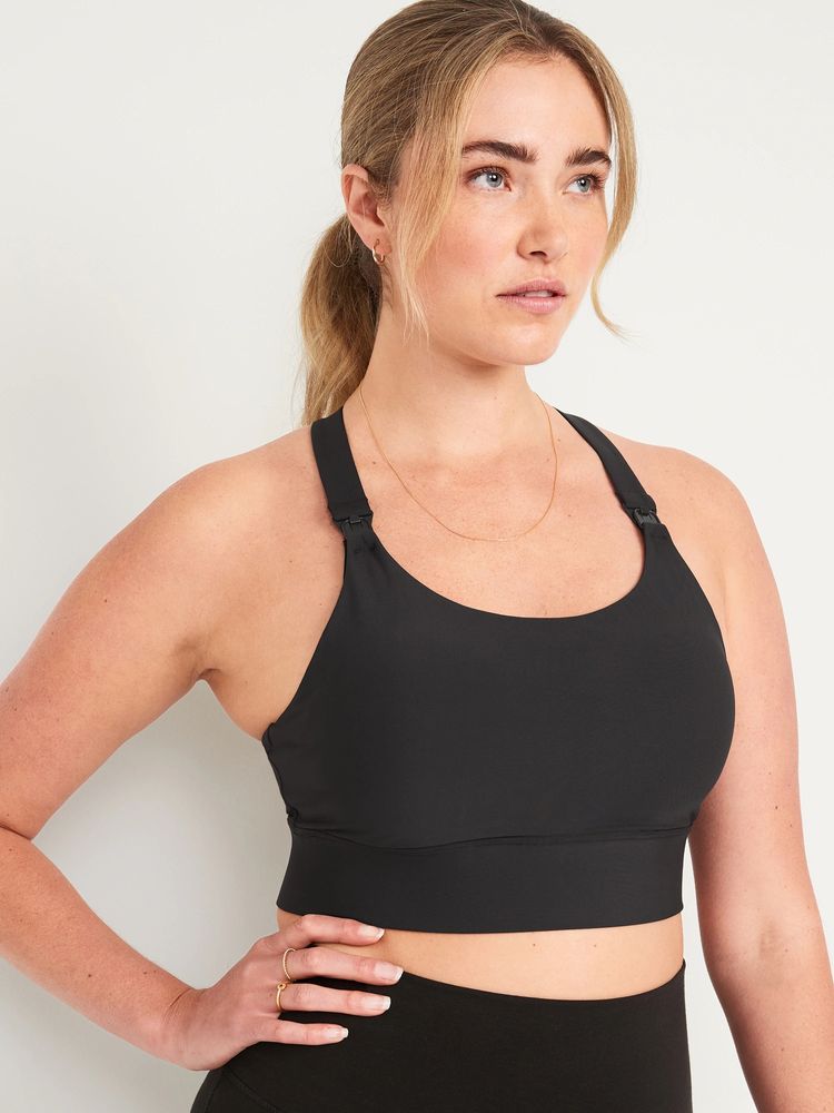 Old Navy Maternity Medium Support PowerSoft Nursing Sports Bra Mall