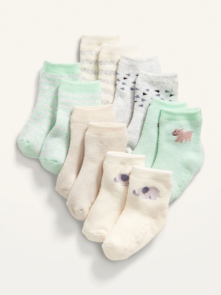 Old Navy Unisex Crew Socks 6Pack for Baby Mall of America®