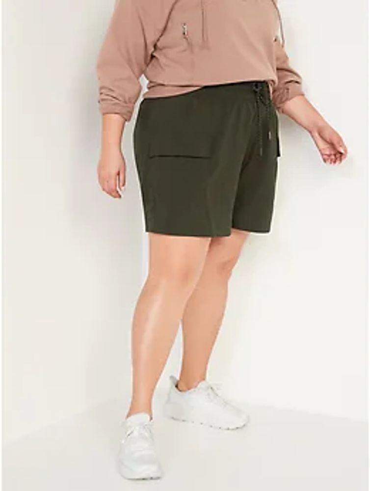 Old Navy HighWaisted StretchTech Cargo Shorts for Women 5inch