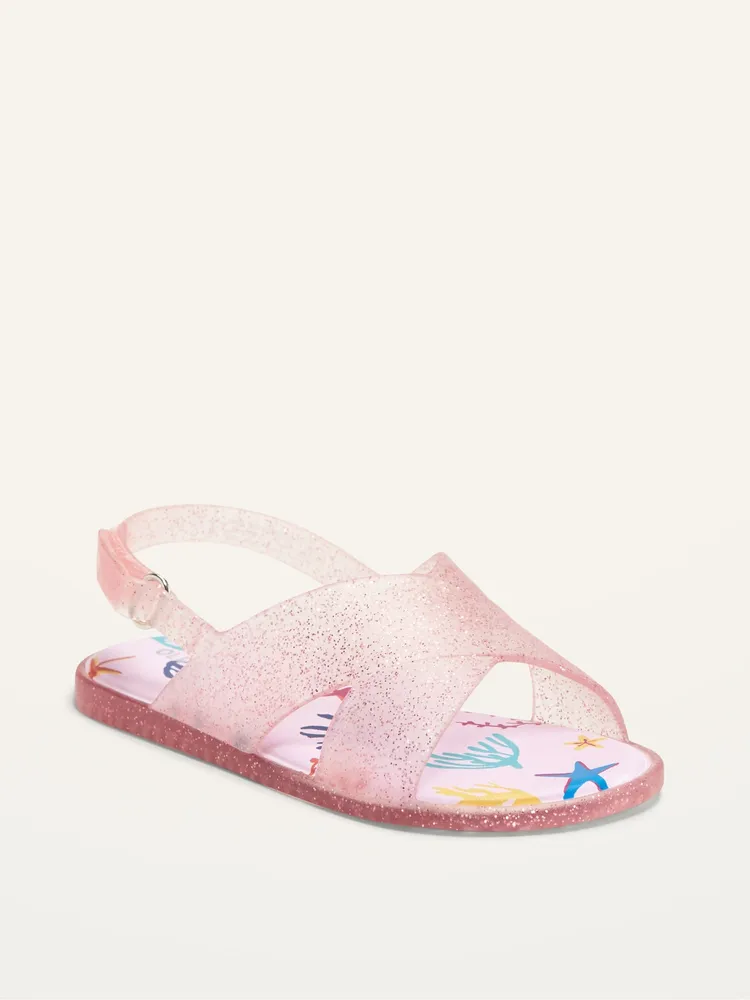 Old Navy Cross Strap Jelly Sandals for Toddler Girls Mall of