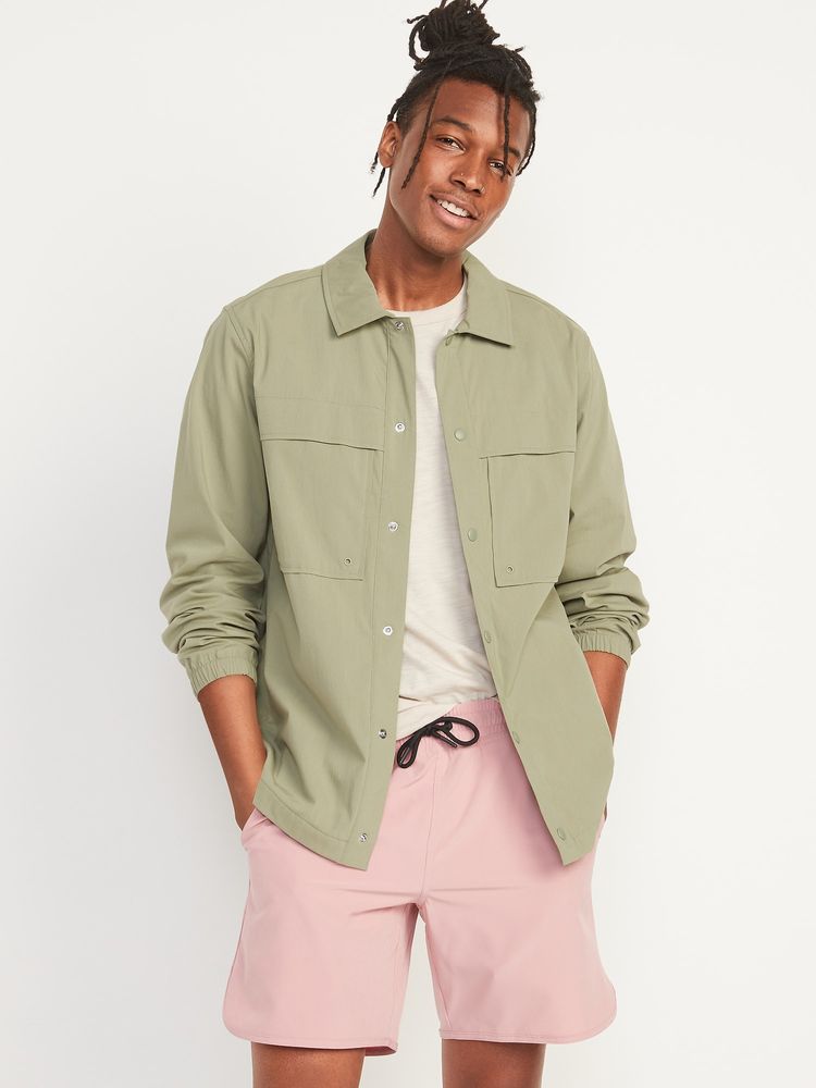 Old Navy Poplin Hybrid Workwear Shacket for Men Mall of America®