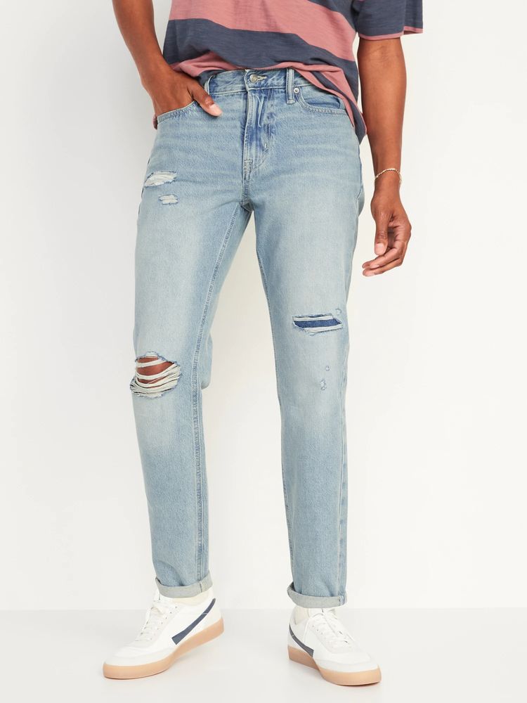 Old Navy Original Straight Taper Non-Stretch Jeans for Men | Mall of ...