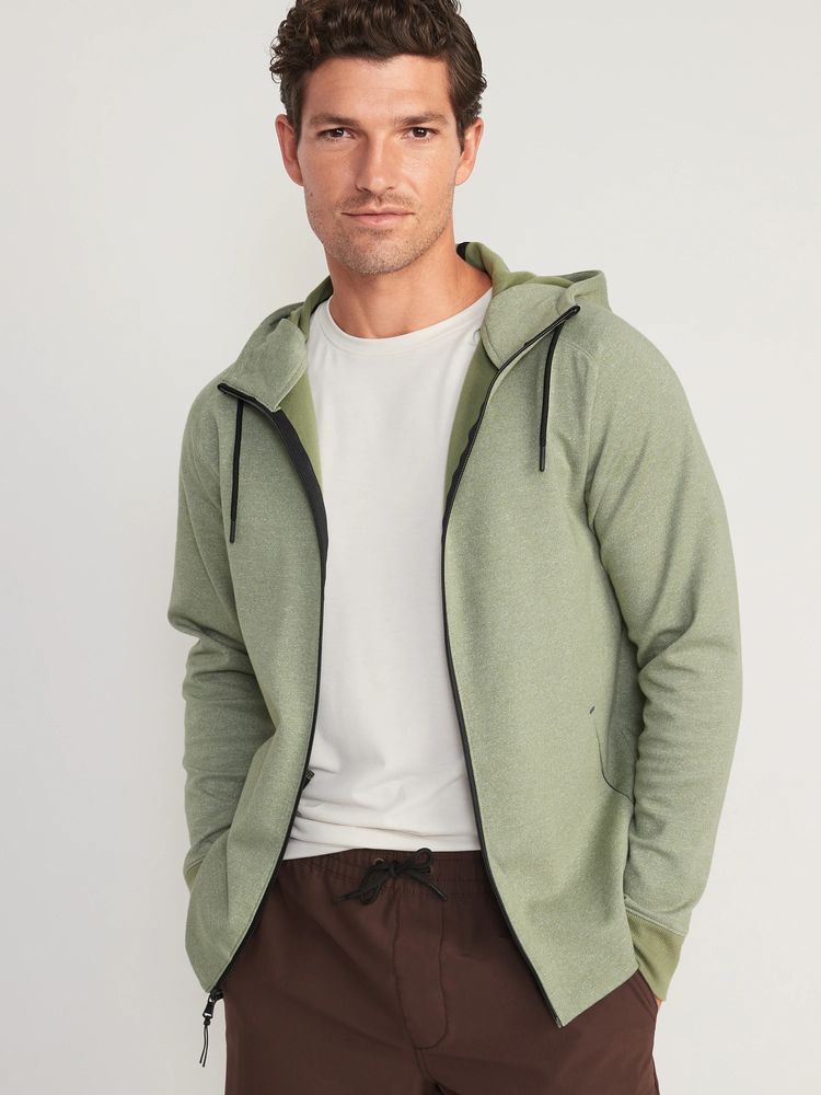 Old Navy Dynamic Fleece Hidden-Pocket Zip-Front Hoodie for Men | Mall ...