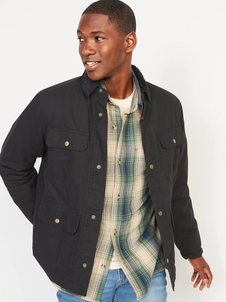Old Navy Canvas Cozy-Lined Barn Coat for Men | Mall of America®