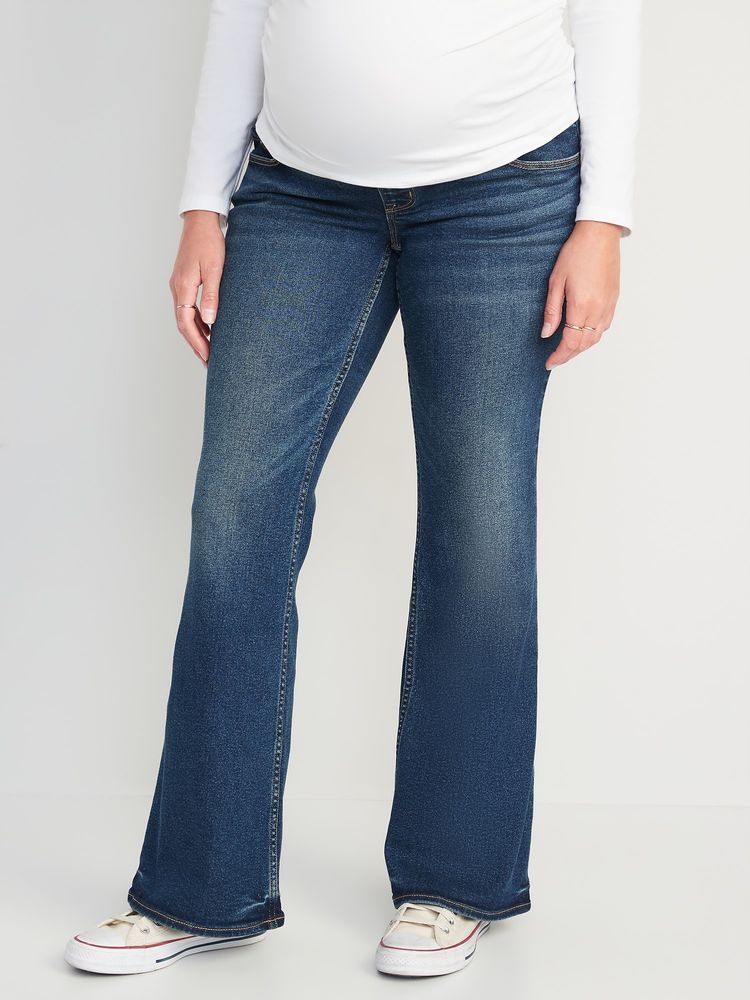 Old Navy Maternity Front Low Panel Flare Jeans Mall of America®