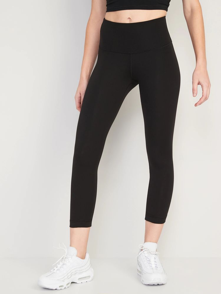 Womens navy clearance cropped leggings