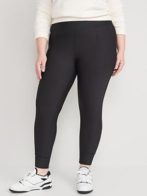 high waisted powersoft zip jogger pants for women