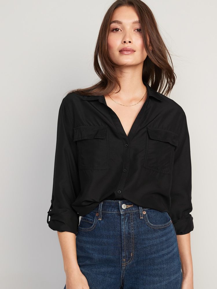 Old Navy Utility Button-Down Shirt for Women | Mall of America®