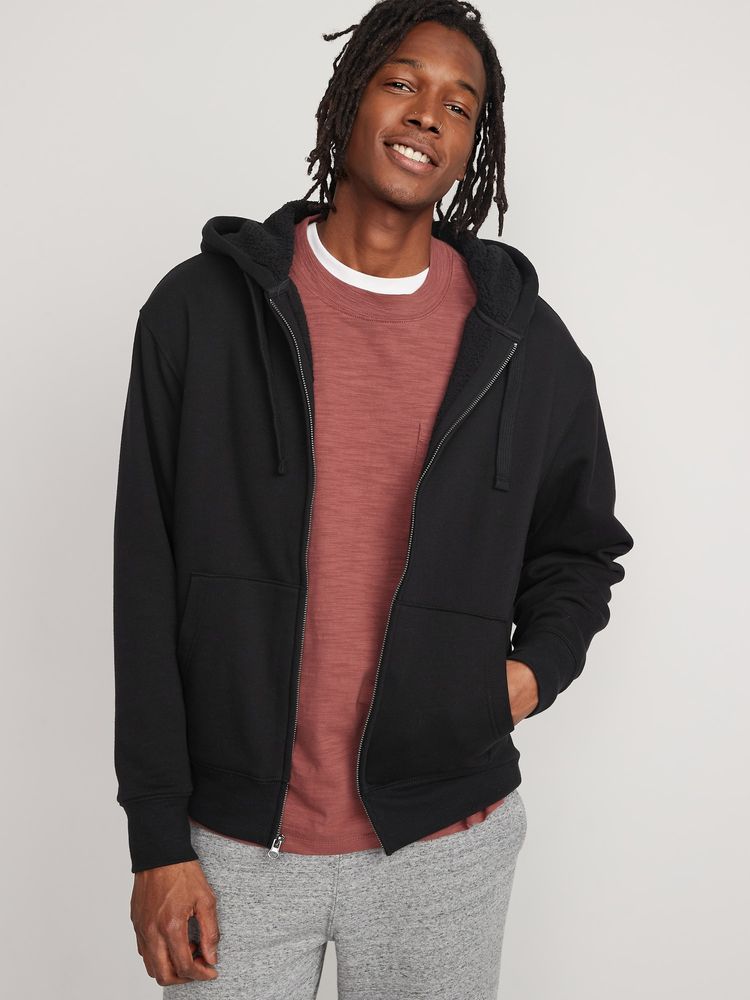 Old Navy Cozy Sherpa-Lined Zip Hoodie for Men | Mall of America®