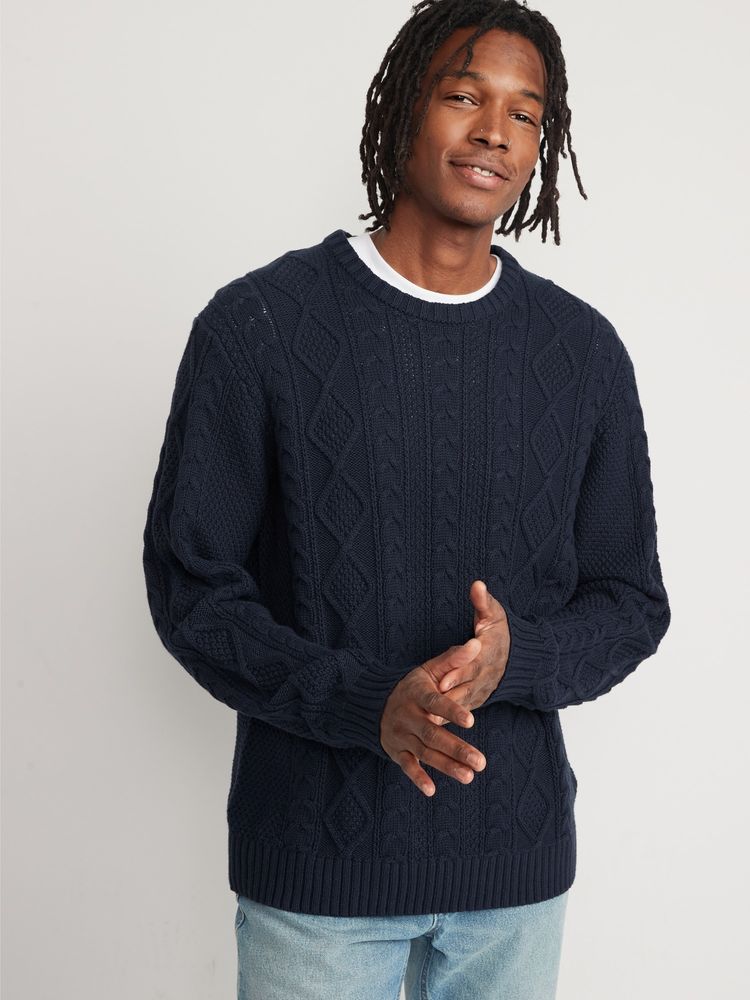 Old Navy Cozy CableKnit Cotton Sweater for Men Mall of America®