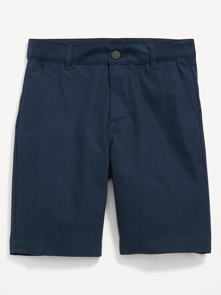 Old Navy Straight Built-In Flex Tech Twill Uniform Shorts for Boys (At ...