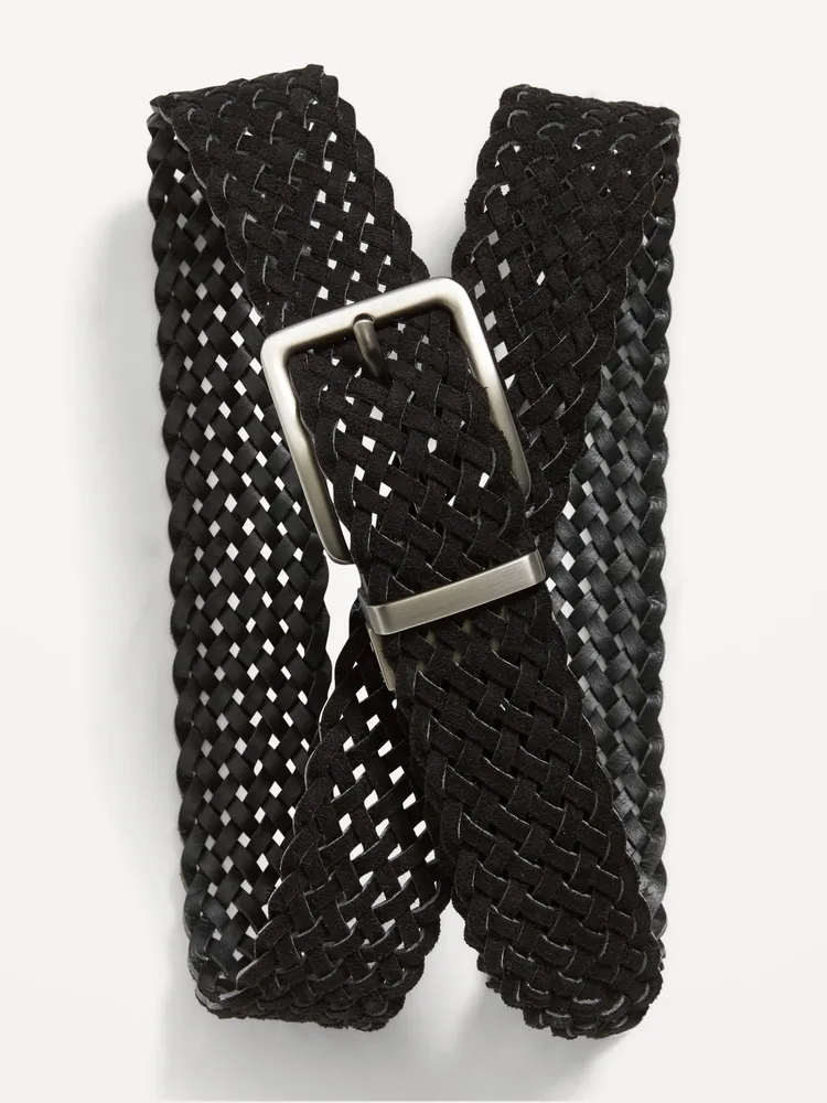 Old Navy Reversible Braided Faux-Leather Belt for Men | Vancouver Mall