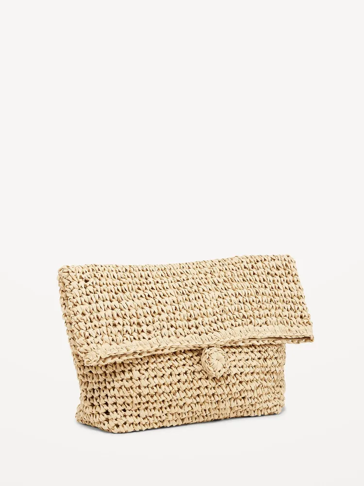 Old Navy Small Straw Clutch Purse for Women Mall of America